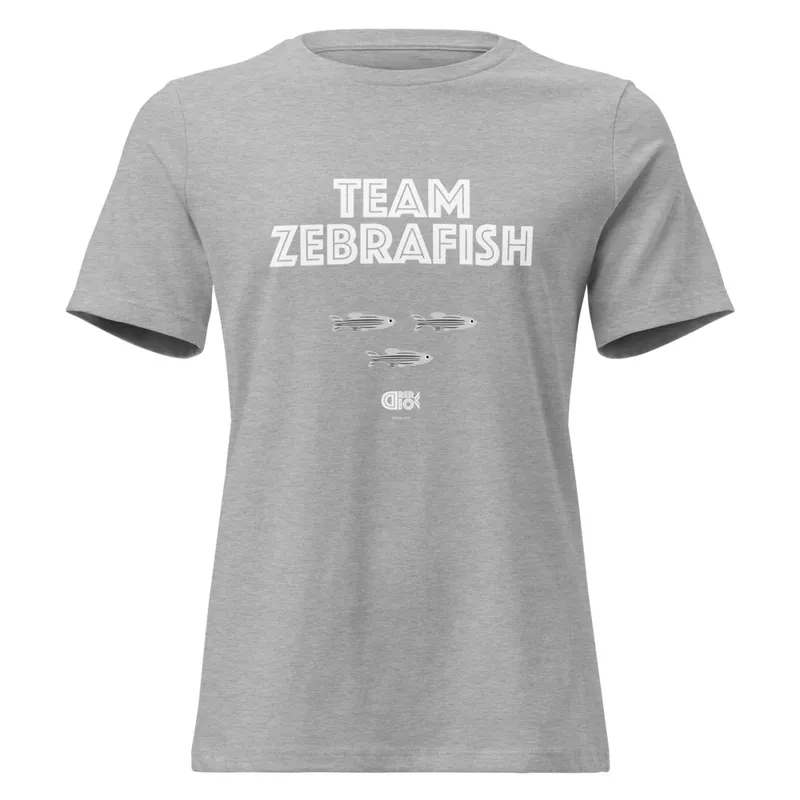 Team Zebrafish Women's Relaxed T-Shirt in Athletic Heather