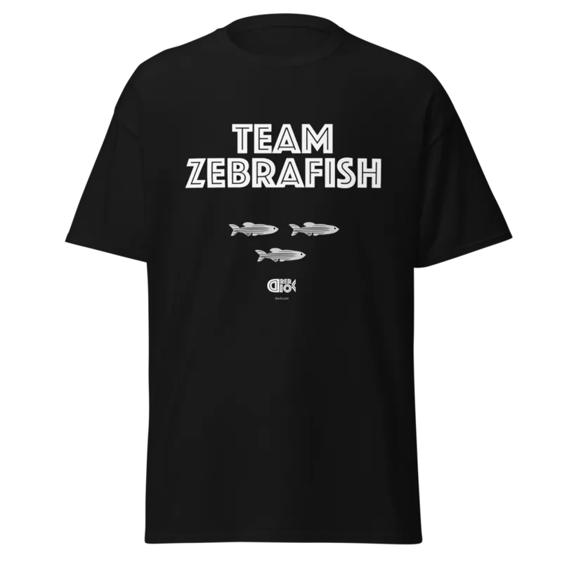 Team Zebrafish Unisex Classic Tee in Black
