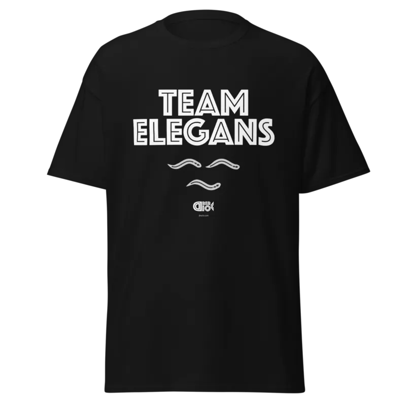 Team Elegans Unisex Classic Tee in Black