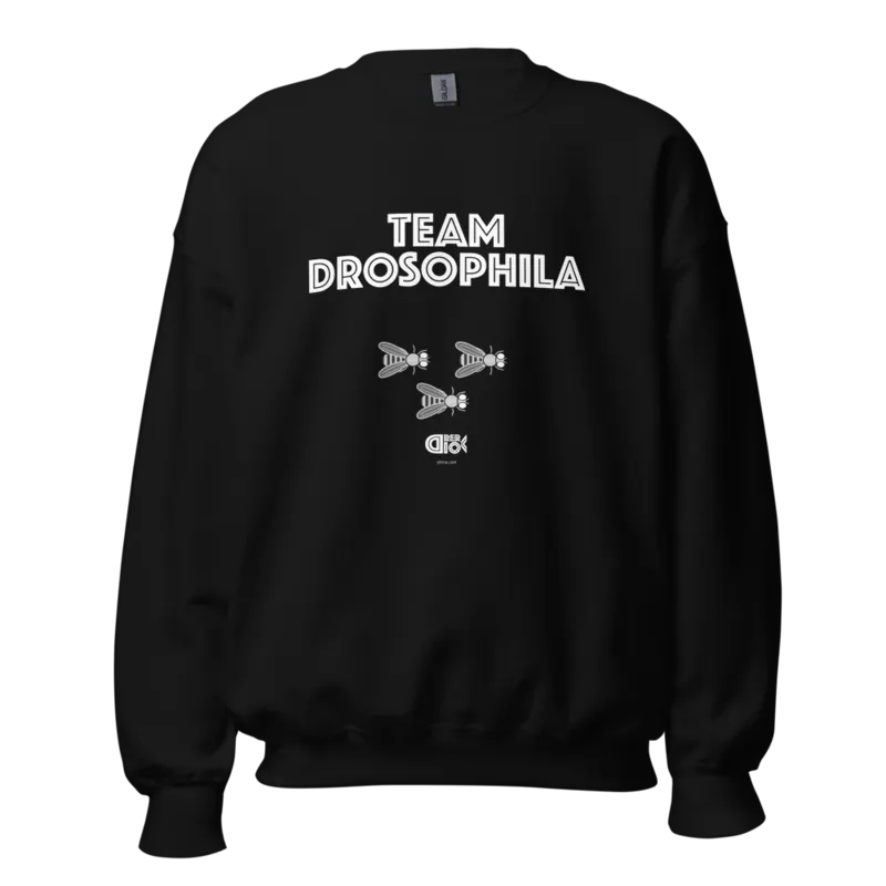 Team Drosophila Unisex Sweatshirt in Black
