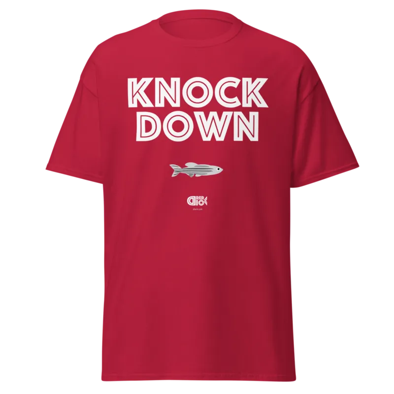 Knock Down Unisex Classic Tee in Cardinal