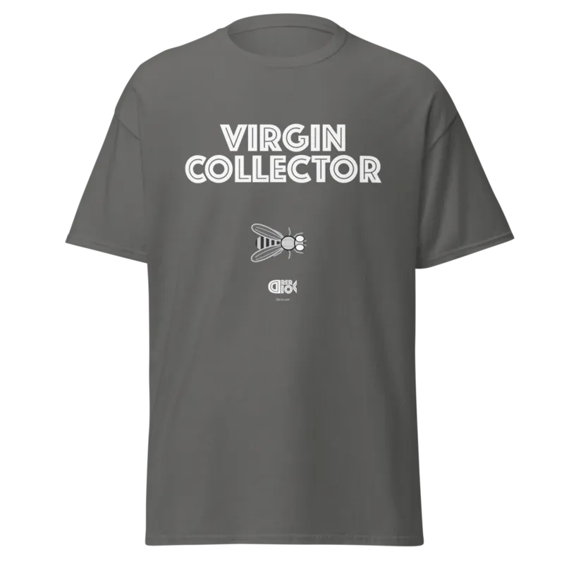 Virgin Collector Unisex Classic Tee in Charcoal