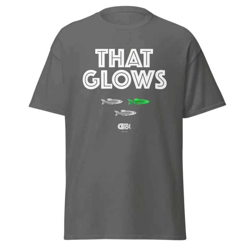 That Glows Unisex Classic Tee in Charcoal