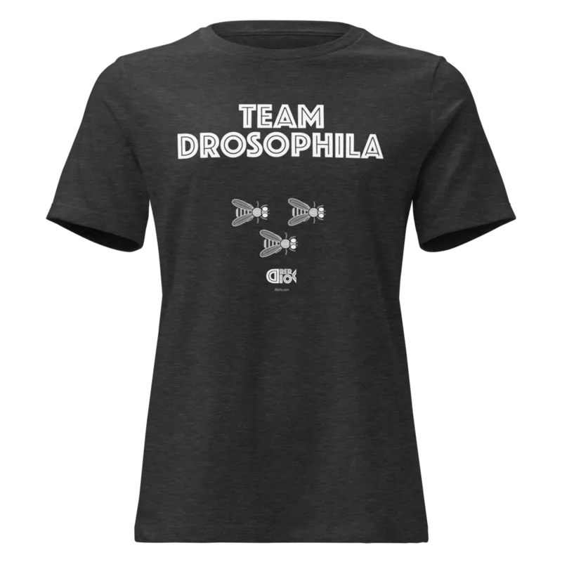 Team Drosophila Women's Relaxed T-Shirt in Dark Grey Heather