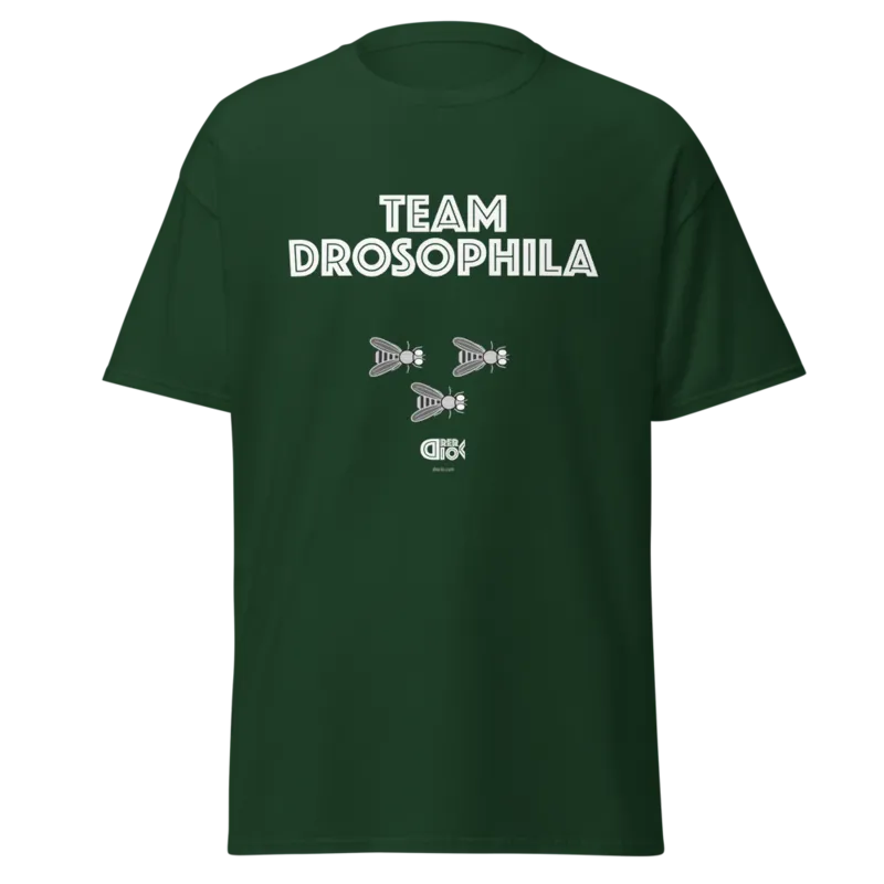 Team Drosophila Unisex Classic Tee in Forest Green