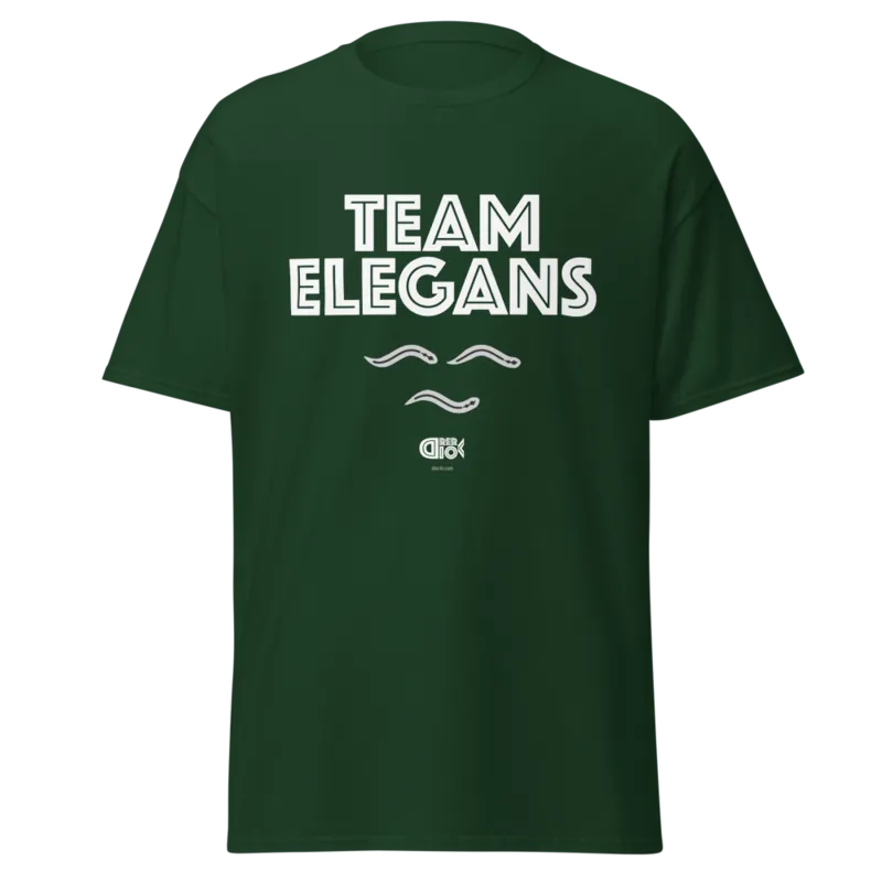 Team Elegans Unisex Classic Tee in Forest Green
