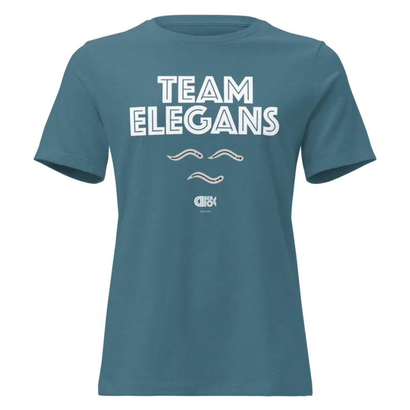 Team Elegans Women's Relaxed T-Shirt in Heather Deep Teal
