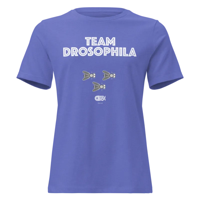 Team Drosophila Women's Relaxed T-Shirt in Heather True Royal