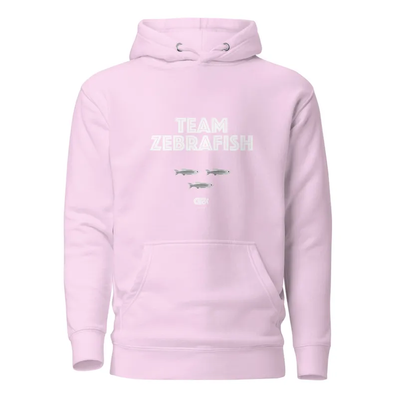 Team Zebrafish Unisex Hoodie in Lavender
