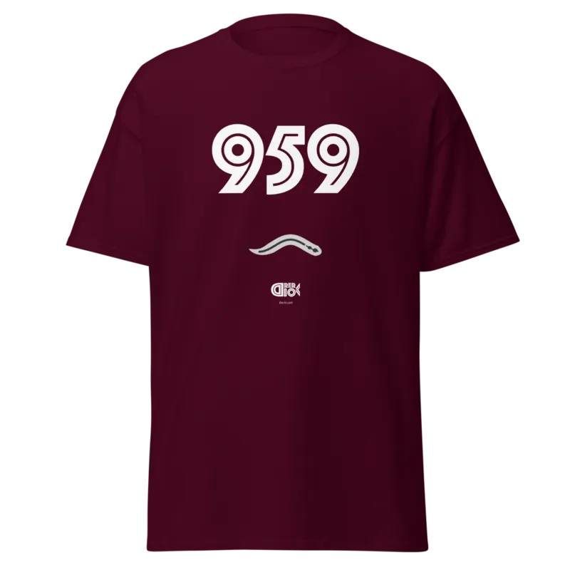 959 Unisex Classic Tee in Maroon