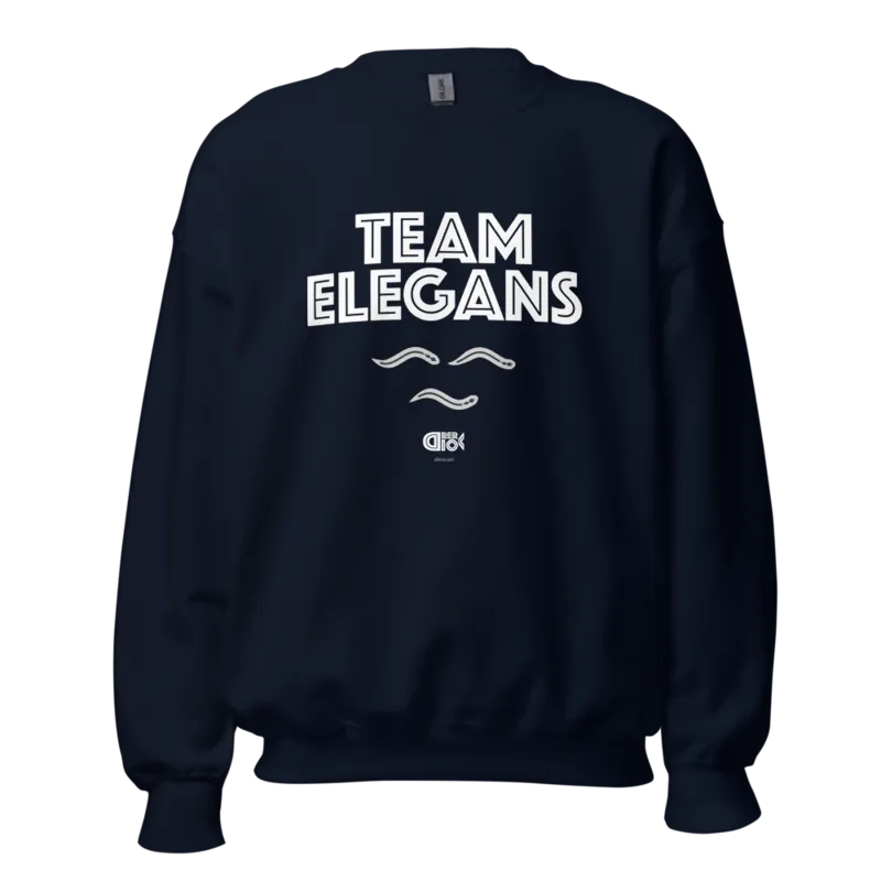 Team Elegans Unisex Sweatshirt in Navy