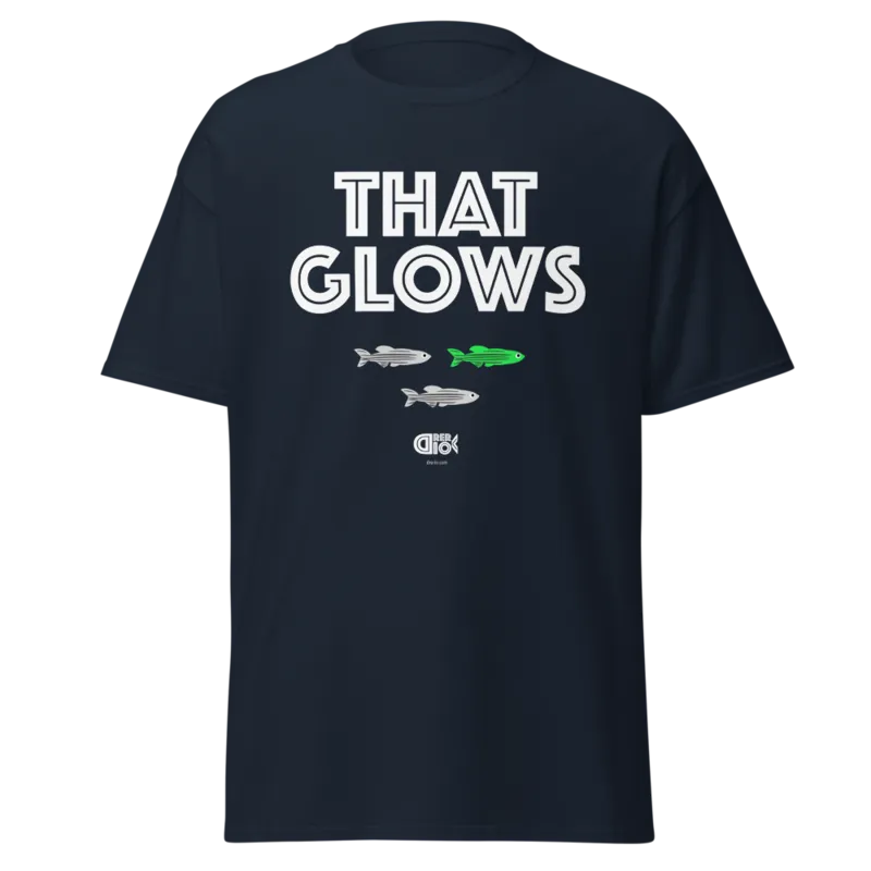 That Glows Unisex Classic Tee in Navy