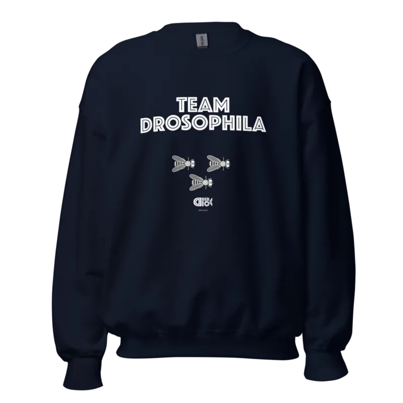 Team Drosophila Unisex Sweatshirt in Navy