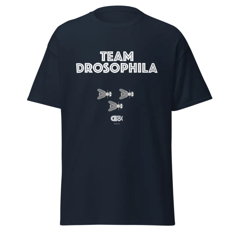 Team Drosophila Unisex Classic Tee in Navy