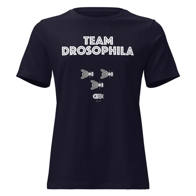 Team Drosophila Women's Relaxed T-Shirt in Navy