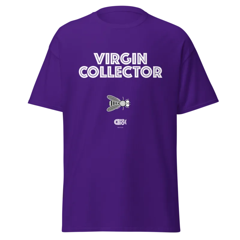 Virgin Collector Unisex Classic Tee in Purple
