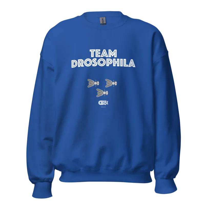 Team Drosophila Unisex Sweatshirt in Royal