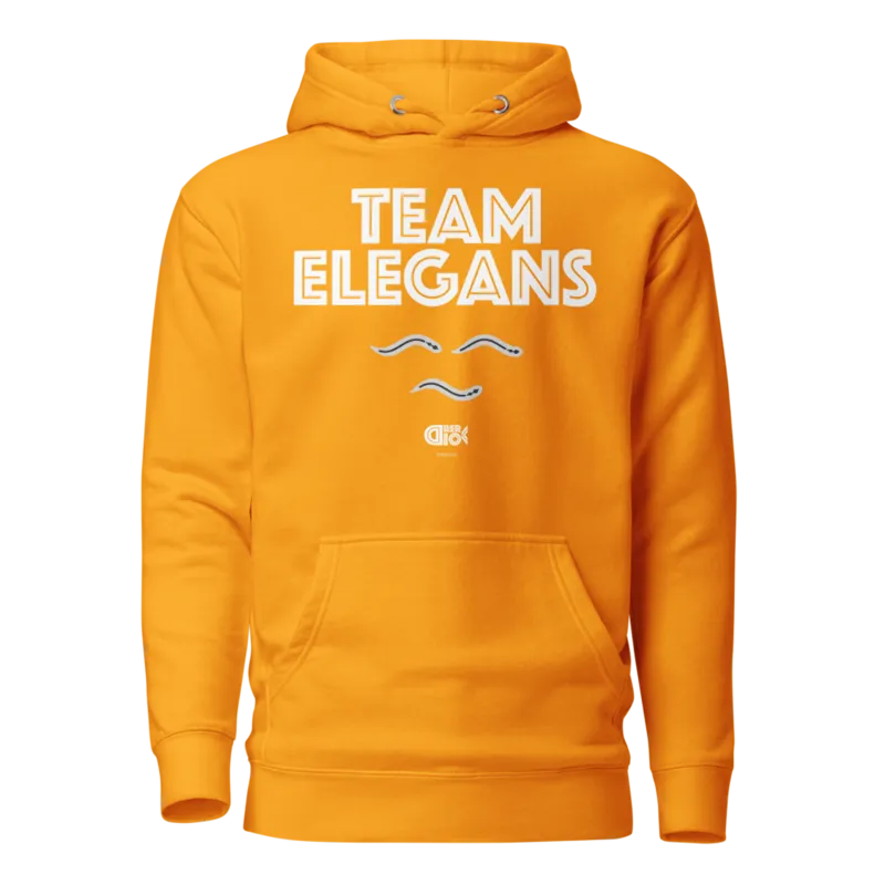 Team Elegans Unisex Hoodie in Team Gold